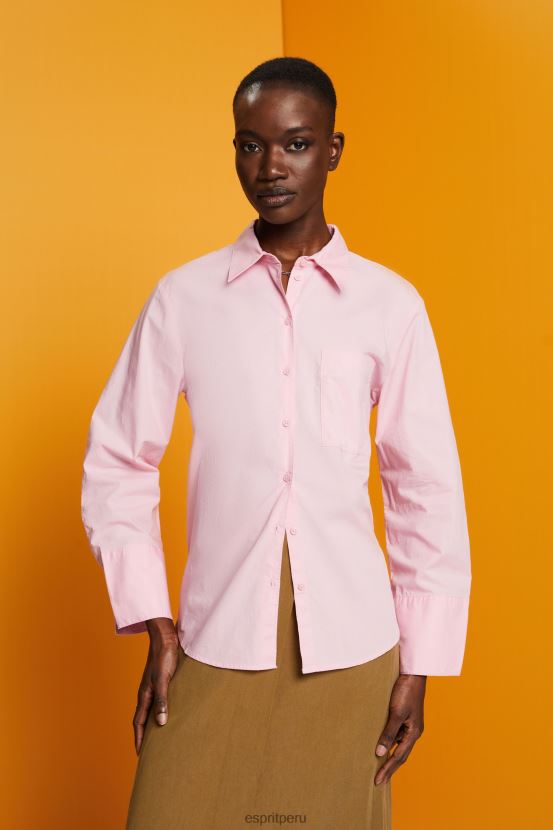 Camisa blanca algodon mujer online