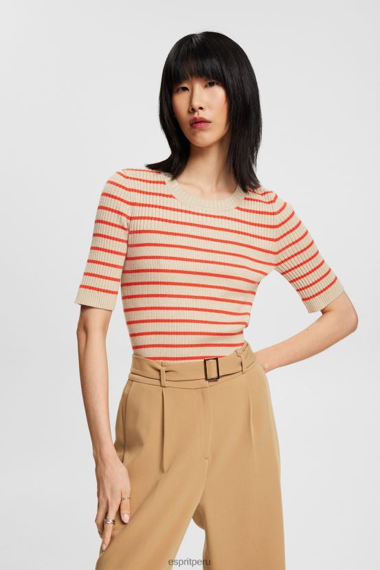 Esprit sueter de canale de manga corta mujer color topo claro 6F0PB8317 sueteres 6F0PB8317 ESPRIT Peru te abre camino hacia la tendencia Obtenga mas informacion sobre ESPRIT bolsas